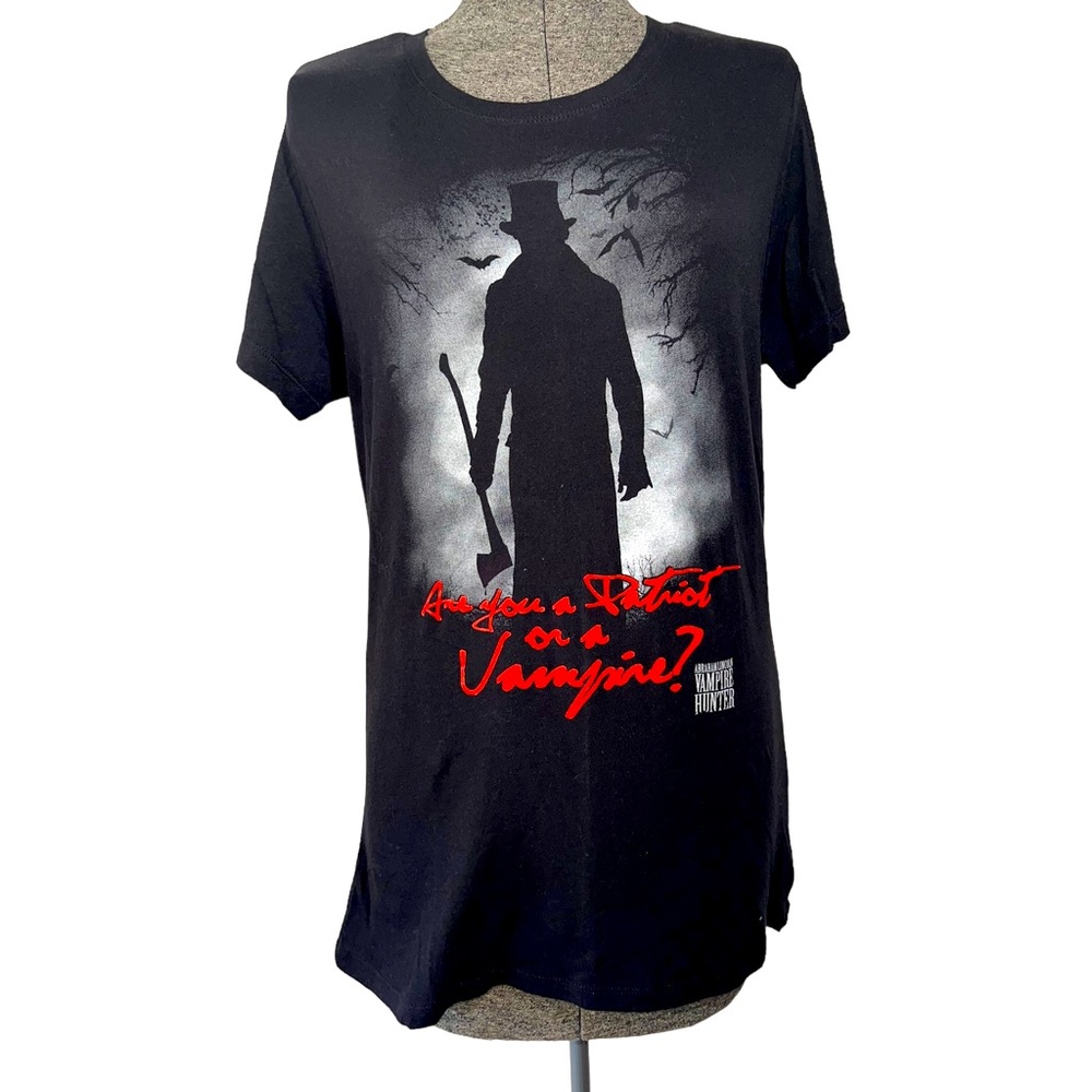 ZAPPAR - 2012 ABRAHAM LINCOLN VAMPIRE HUNTER T-SHIRT-MOVIE PROMO - Womens SZ XLG